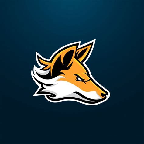 Fox Esport Gaming Mascot Logo Design Vector Premium Logo De Lobo