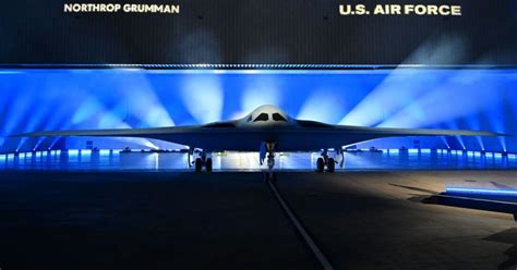 Us Air Force Pentagon Unveil New B 21 Raider Stealth Bomber