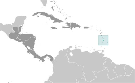 Saint Lucia Map Physical Worldometer