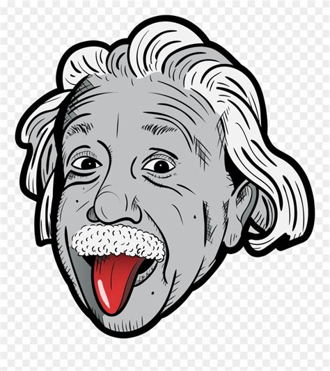 Cartoon Albert Einstein Dibujo Png Goimages Talk