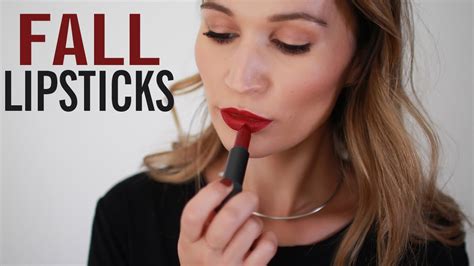 Top 7 Lipsticks For Fall Fall Lipstick Edit Ttsandra Youtube