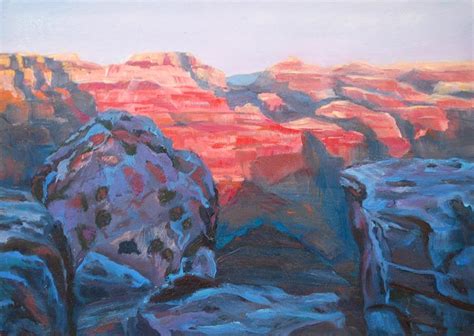 Grand Canyon Sunset Painting By Celeste Drewien Fine Art America