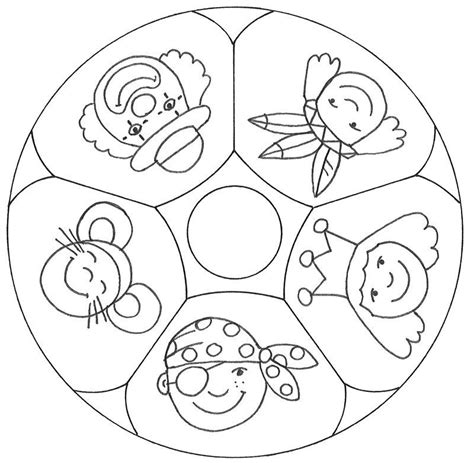 Hallo liebe eltern und liebe kinder, auf dieser homepage könnt ihr. Ausmalbild Mandalas: Mandala Verkleiden kostenlos ausdrucken | Karneval basteln kindern ...