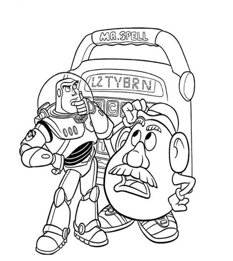 Mr Potato Head Coloring Pages - Best Coloring Pages For Kids