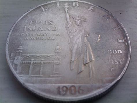 1906 Ellis Island One Dollar Coin Value New Dollar Wallpaper Hd