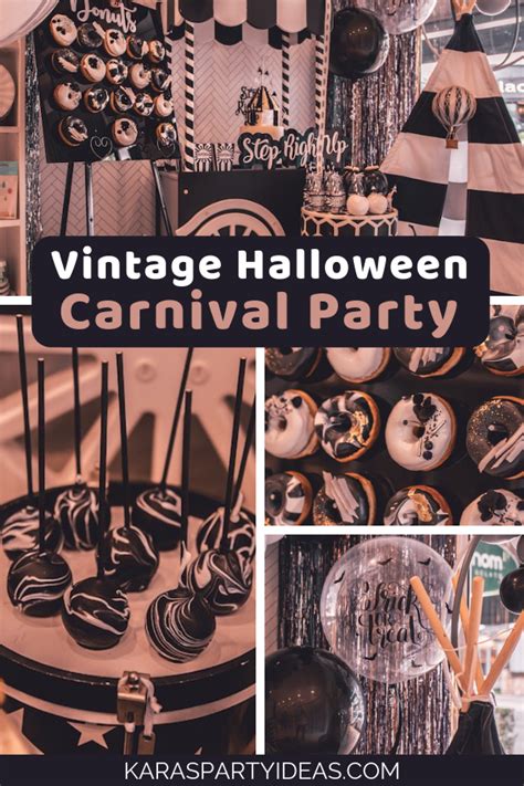 Kara S Party Ideas Vintage Halloween Carnival Party Kara S Party Ideas
