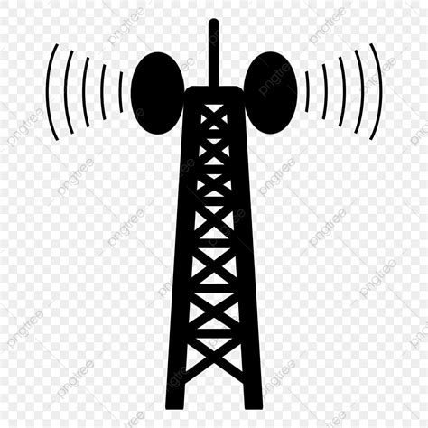 Tower Silhouette Png Images Transmitter Tower Icon Signal Tranmition