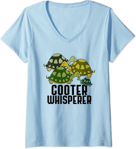 Womens Cooter Whisperer Funny Turtle Lover Reptile Cartoon
