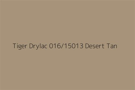Tiger Drylac 016 15013 Desert Tan Color HEX Code