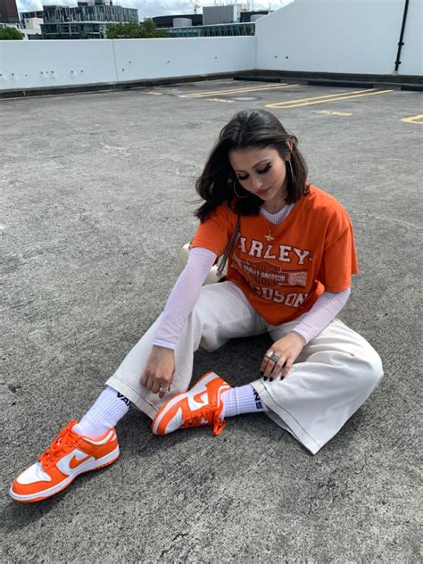Syracuse Nike Dunks Outfit Woman Street Styles Dunks Outfit Low Dunk Outfits