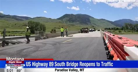 Us Highway 89 South Bridge Reopens To Traffic