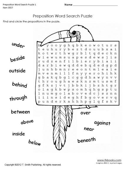 14 Best Images of Preposition Worksheet For Grade 2 - Free Printable