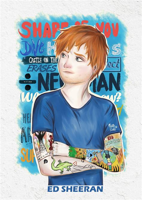 Ed Sheeran Poster Music Poster Fan Art Poster