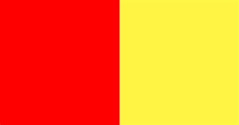 Attractive Red And Yellow Color Scheme Bright