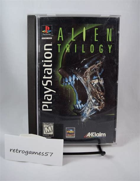 Alien Trilogy Sony Playstation 1 Ps1 Psx Long Box Sony