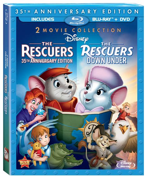 Review The Rescuers And The Rescuers Down Under On Blu Ray Sippy Cup Mom