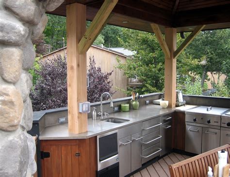 Our patio contractors are proud of the fact that we are one of denver's premier pergola designers and builders. Outdoor L-Shape Gray Concrete Kitchen Countertops ...