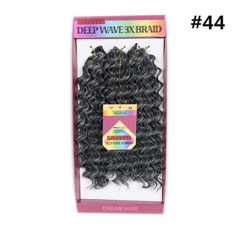 Water Wave Crochet Braids Freetress Synthetic Bundles Deep Wave Hair