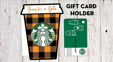 Find deals on products in gift cards on amazon. Fall "Thanks a latte" Starbucks Gift Card Holder - Free Printable - Lovely Planner