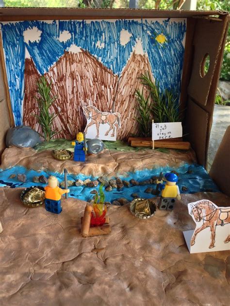 As the gold rush progressed, miners used more invasive techniques like hydraulic blasting. Jake's 4th Grade Diorama depicting the California Gold ...