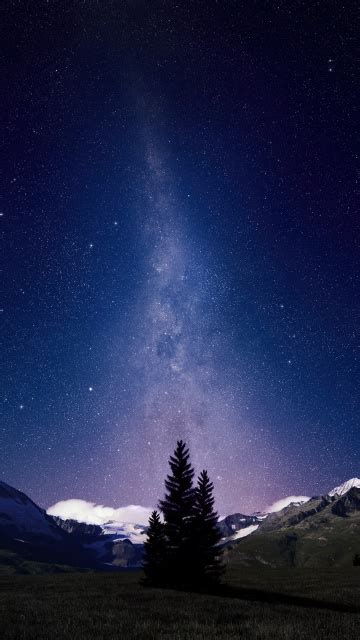 Milky Way Wallpaper 4k Night Sky Nature 6082