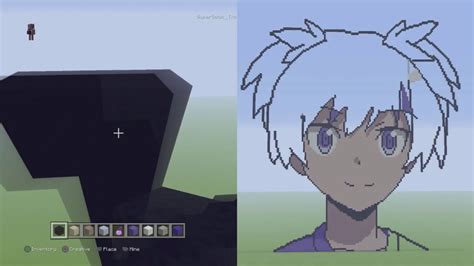 Minecraft Pixel Art Speed Build Nagisa Shiota Assassination Classroom