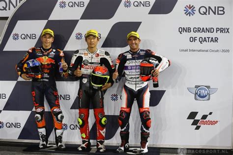 Road racing world championship season. Eerste Moto3 pole van 2020 in Qatar voor Tatsuki Suzuki