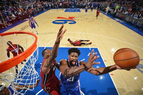 This game is trash anymore. The Miami Heat contain Joel Embiid en route to beating the ...
