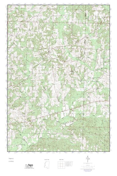 Mytopo Improve Mississippi Usgs Quad Topo Map