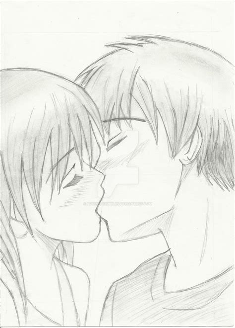 Anime Kissing By SquirtleBubbles On DeviantArt