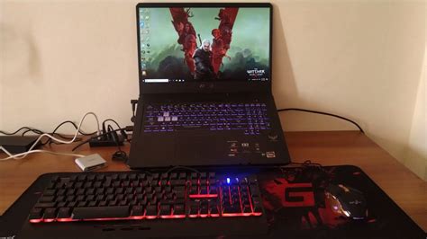 Asus TUF Gaming Laptop Setup | Accessories Unboxing ...