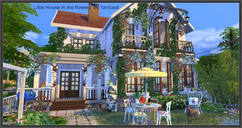 My Sims 4 Blog Little House In The Flowers By Tanitas8