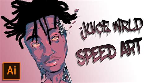 Cartoon Speed Art Juice Wrld Adobe Illustrator Speed Art