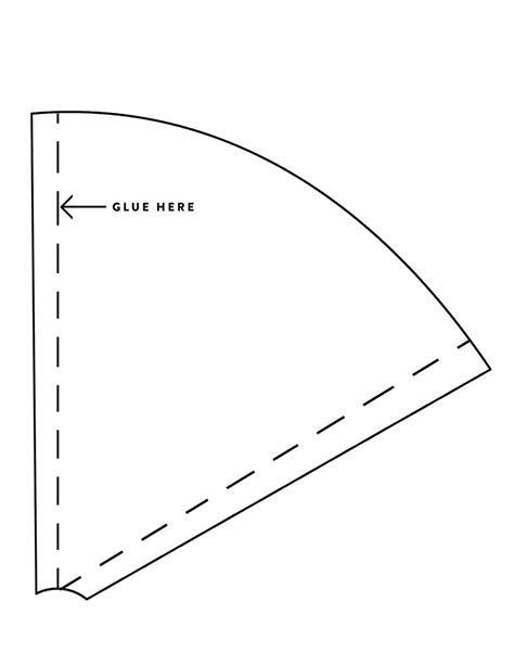 822 Cone Template Right Side