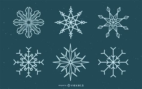 Snowflake Design Illustration Pack Vector Download