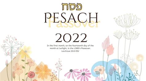 Pesach 2022 Youtube