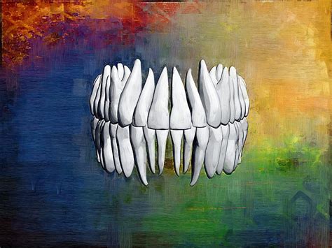 Dental Anatomy Fine Art Digital Art By Joseph Ventura Fine Art America