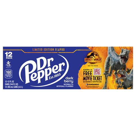Save On Dr Pepper Dark Berry Soda 12 Pk Order Online Delivery Stop
