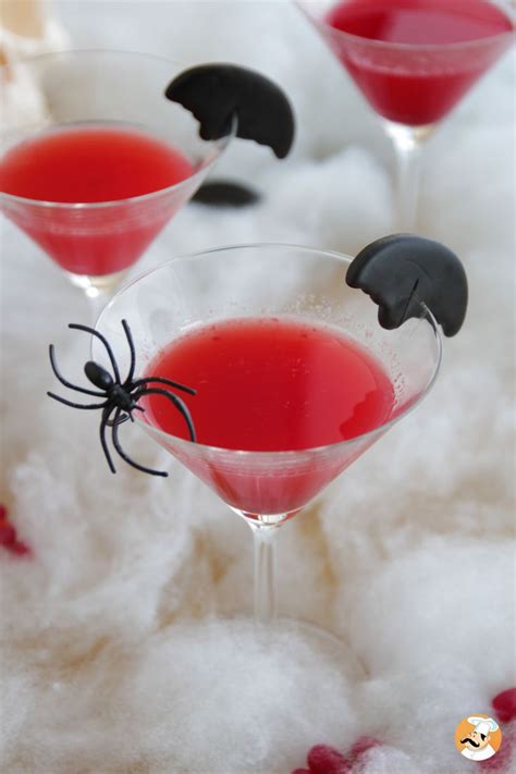 Cocktail sanglant pour halloween à partager et sans alcool