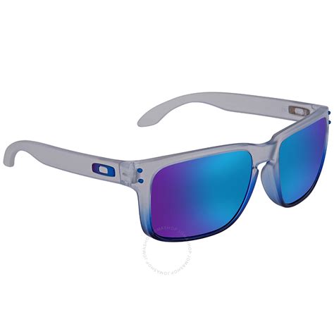 oakley holbrook prizm sapphire rectangular men s sunglasses 0oo9102 9102g5 55 888392355898