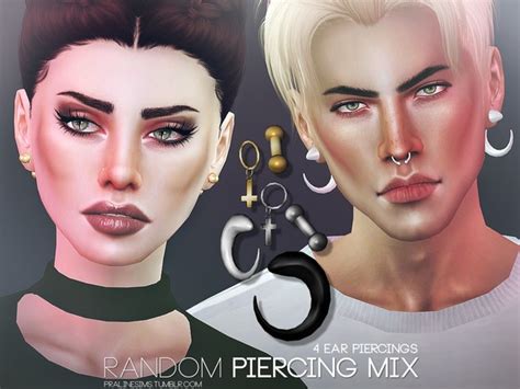 The Sims Resource Random Piercing Mix Update