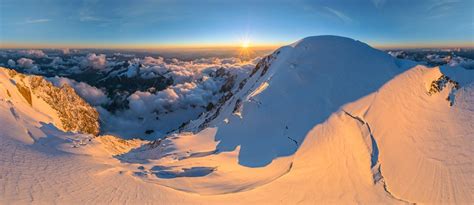 Mont Blanc Italy France 360° Aerial Panoramas 360
