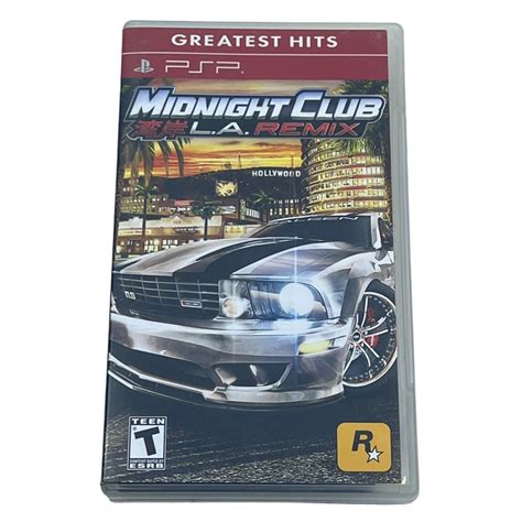 5 Off On Midnight Club La Remix Greatest Hits Sony Psp Complete