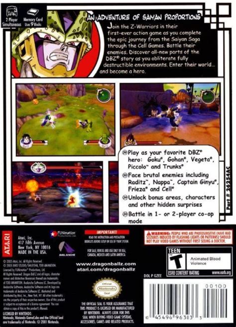 Dragon Ball Z Sagas Images Launchbox Games Database