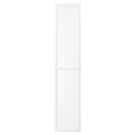 Oxberg Glass Door White 40x192 Cm Ikea