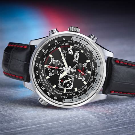 Citizen Eco Drive Gents Red Arrows Chronograph Watch Limited Edition
