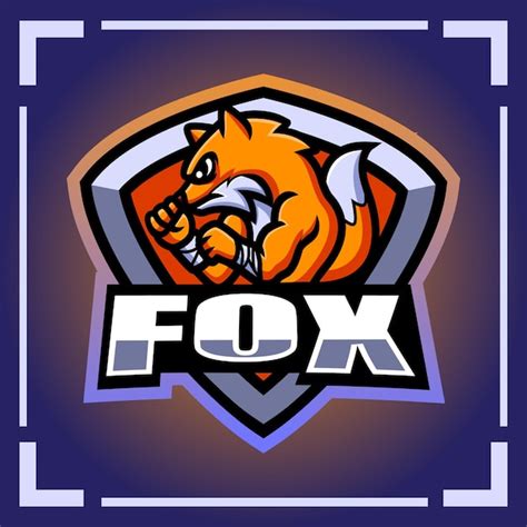 Premium Vector Fox Gaming Mascot Esport Logo Design