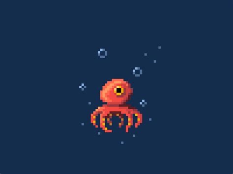 Octopus  Animation By Narubalie On Dribbble