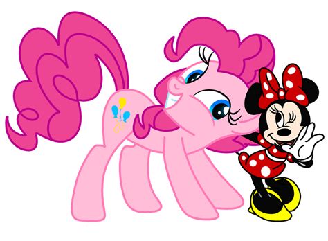Pinkie Pie And Minnie Mouse By Fanvideogames On Deviantart