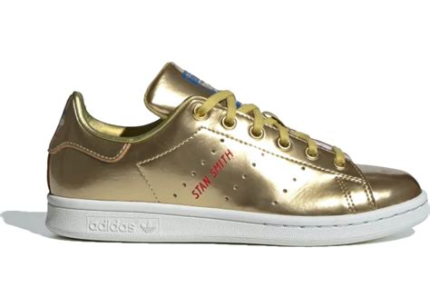 Adidas Stan Smith Gold Metallic Gs Fw Adidas